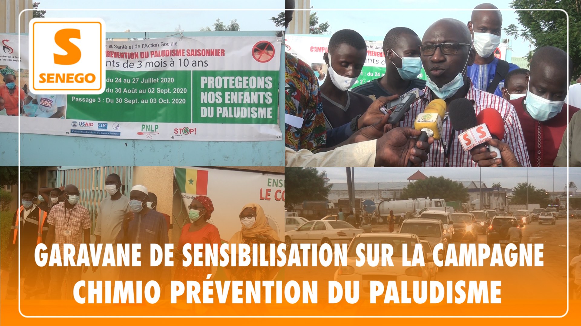 Touba : Caravane de sensibilisation sur la campagne Chimioprévention du paludisme saisonnier