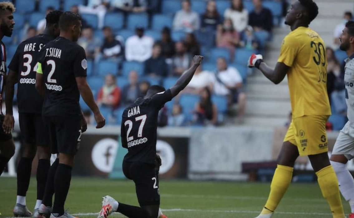 Le Havre-PSG : Idrissa Guèye premier parisien à avoir rendu un hommage à George Floyd