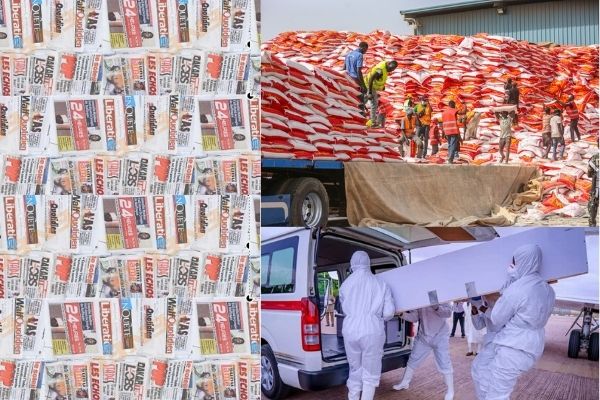 Revue Presse : Bilan partage des vivres pour covidés et flambée de corona à la Une