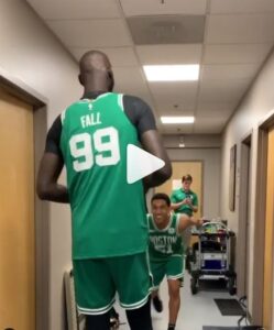 Vidéo insolite: Regardez comment Tacko Fall « capte » son coéquipier Waters