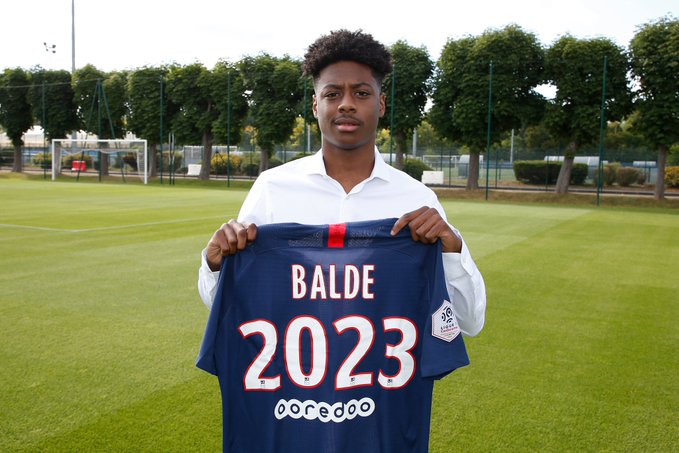 PSG: Le Franco-sénégalais Thierno Baldé signe son premier contrat professionnel