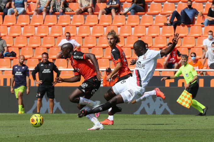 Cheikh Ndoye a débuté son essai avec Guingamp (photo)