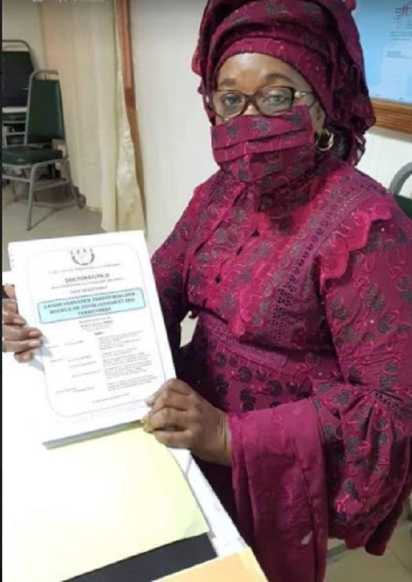 Aïda Mbodj décroche son Doctorat avec la mention «Honorable»