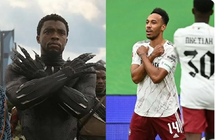Chadwick Boseman : Le bel hommage de Aubameyang à l’acteur décédé d’un cancer