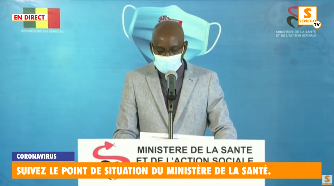 Senego-TV – Covid-19 : 161 cas positifs, 61 communautaires et 4 décès (Ministère Santé)