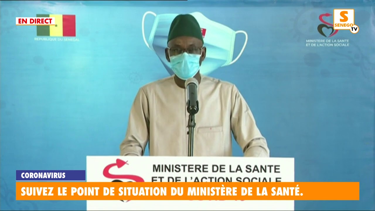 Covid-19 : Le Sénégal enregistre 01 décès et 27 nouvelles infections en 24 heures (Senego Tv)