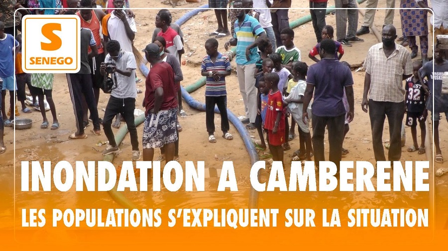 Cambérène : Revivez la conférence de presse des populations sur les inondations… (Senego-TV)