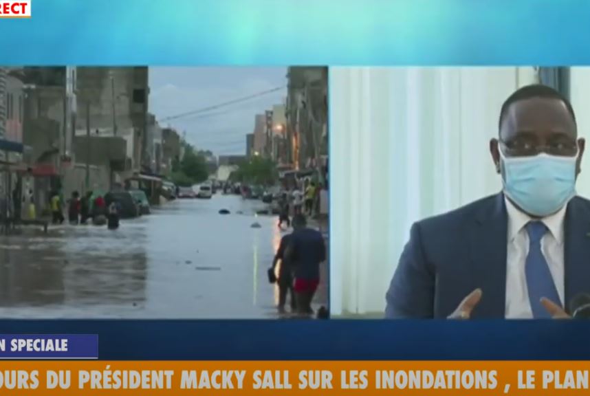 750 milliards, Inondations : Macky et le prétexte du déréglementent climatique…