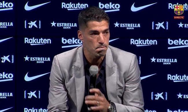 Barça : Luis Suarez fond en larmes lors de son départ… (Vidéo)