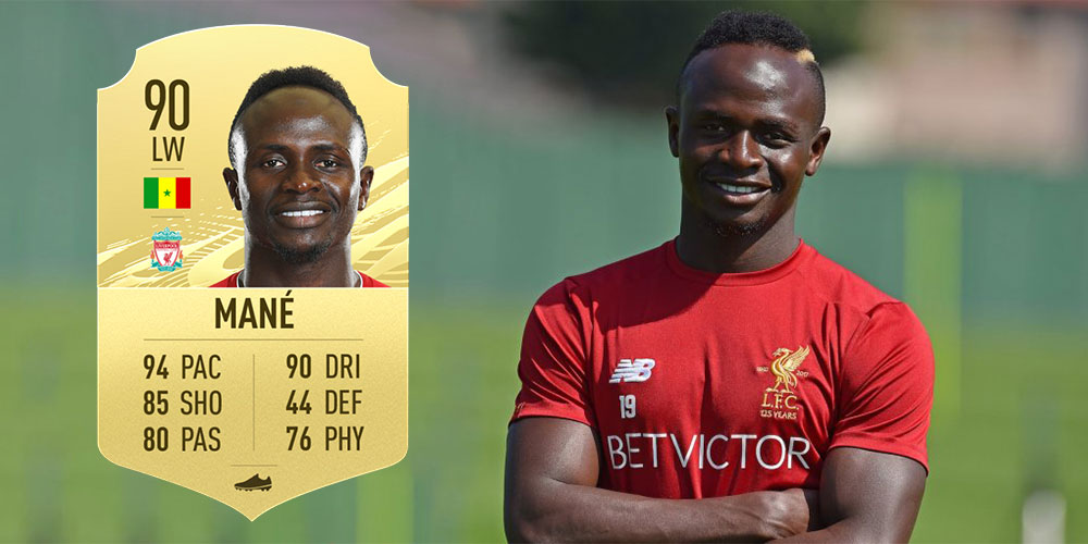 FIFA 21 : Sadio Mané dans le Top 10 des joueurs les mieux notés