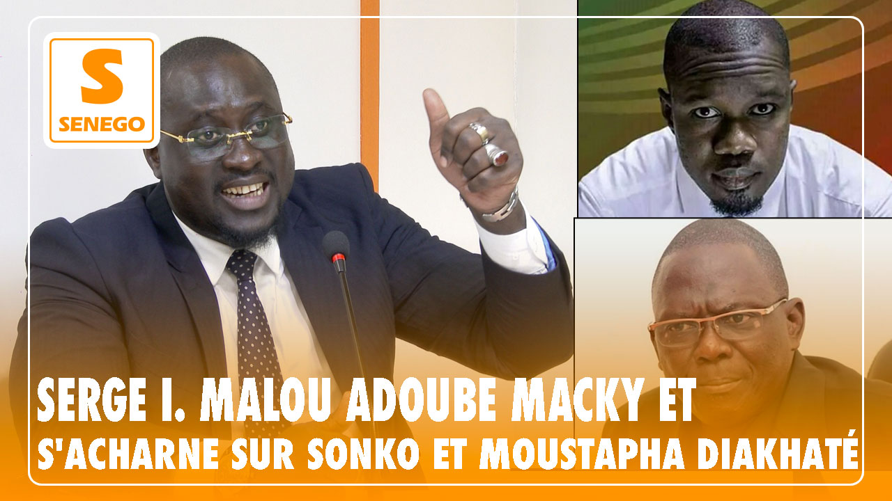 Entretien : Serge I. Malou adoube Macky et s’acharne sur Sonko et Moustapha Diakhaté (Senego-TV)