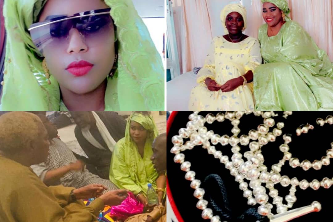 A Touba, Guigui offre un chapelet en argent à Serigne Abdou Karim