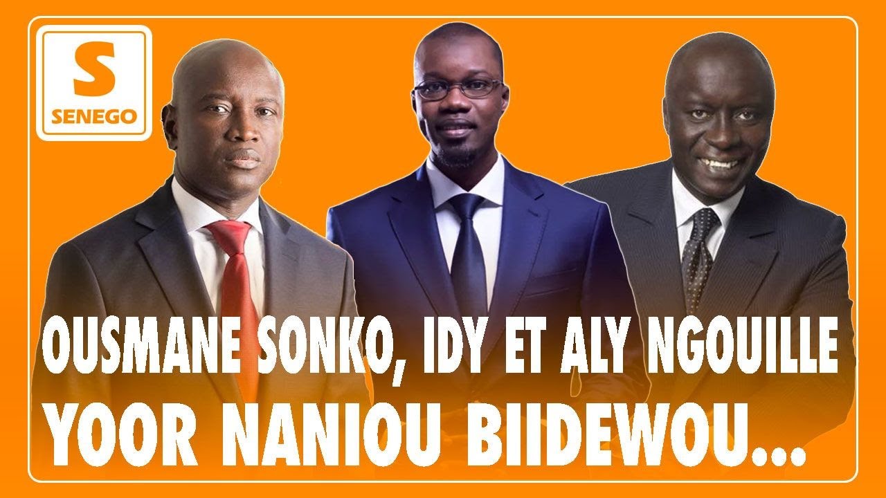 Sonko, Idy et Aly Ngouille yoor naniou bidéw président…Covid bi serigne Mountakha rek meune na… »