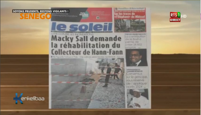 Revue de Presse Rts1 du Jeudi 10 Septembre 2020 (Vidéo)
