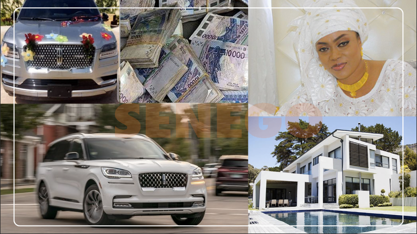 139 millions, 4x4 Lincoln, Villa 1200 m2 : Le cadeau des talibés à Sokhna Aïda Diallo