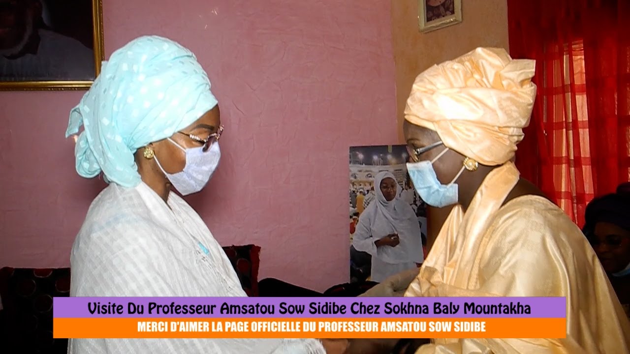 Touba: Visite du Pr Amsatou Sow Sidibe Chez Sokhna Baly Mountakha Mbacké (Vidèo)