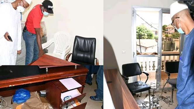 Guinée : Les bureaux de Cellou Dalein Diallo saccagés, des documents emportés… (Photos)
