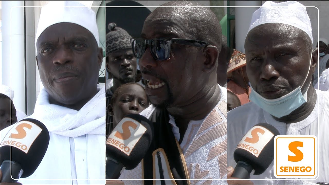 Cambérène : Les images de l’enterrement des 3 fils du Khalife Cherif Abdoulaye (Senego-TV)