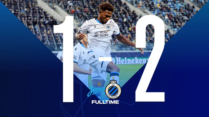 Ligue des champions : Club Bruges et Krépin commencent par une victoire !