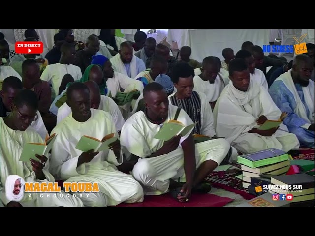 Magal Touba : Récital de Coran en direct chez Borom Darou à Choucory