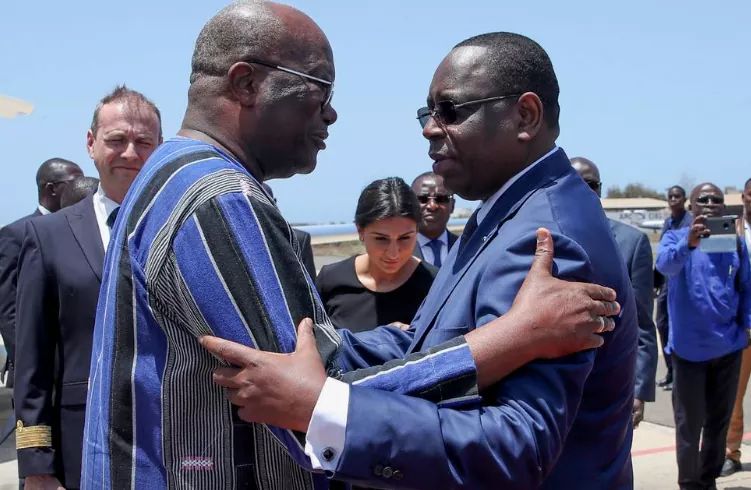 La Président Rock Marc Christian Kaboré en visite à Dakar