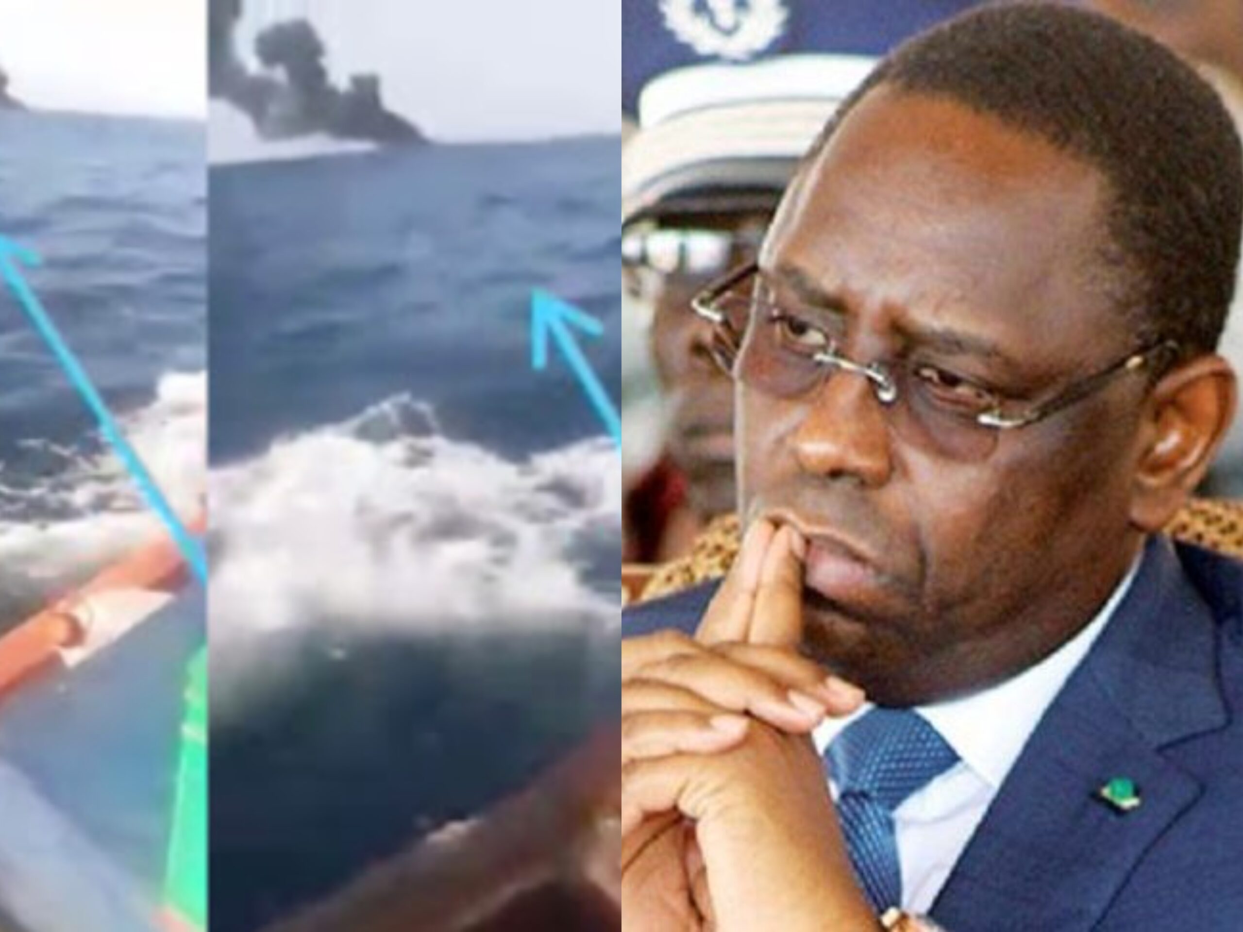 Explosion en haute mer : Macky Sall exprime son « émotion »