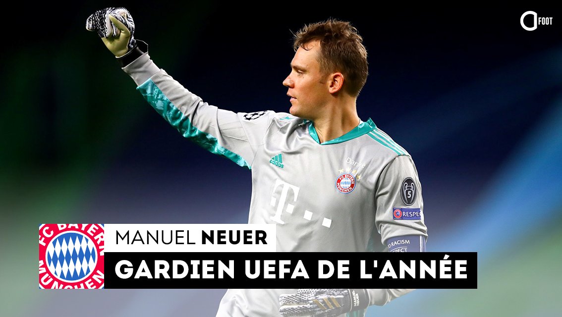 Manuel Neuer désigné gardien de la saison en Champions League