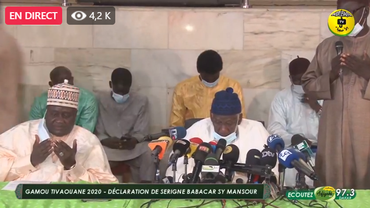 Gamou 2020: Revivez la déclaration de Tivaouane