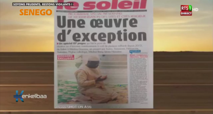 Revue de Presse Rts1 du Vendredi 06 Novembre 2020 (Vidéo)