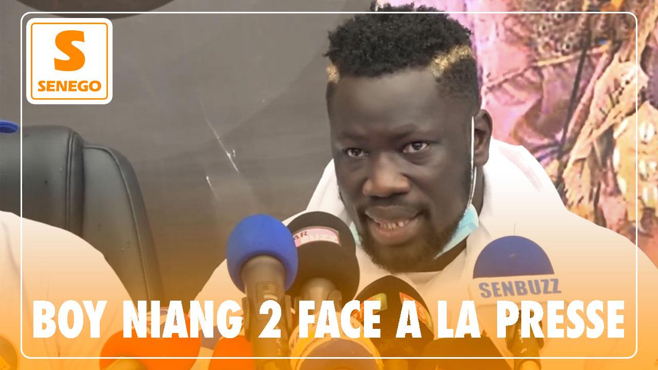 Boy Niang face à la presse, invités Eumeu Sène, Papa. Sow, Siteu, B. Mandione. Revivez notre direct