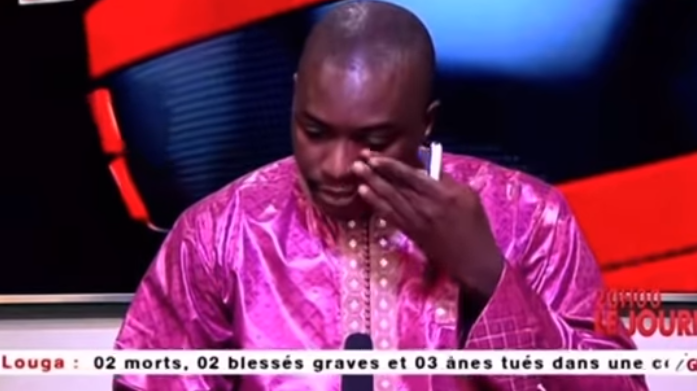 Disparition de Bouba Diop: Le journaliste Chérif Diop craque, en plein direct (vidéo)