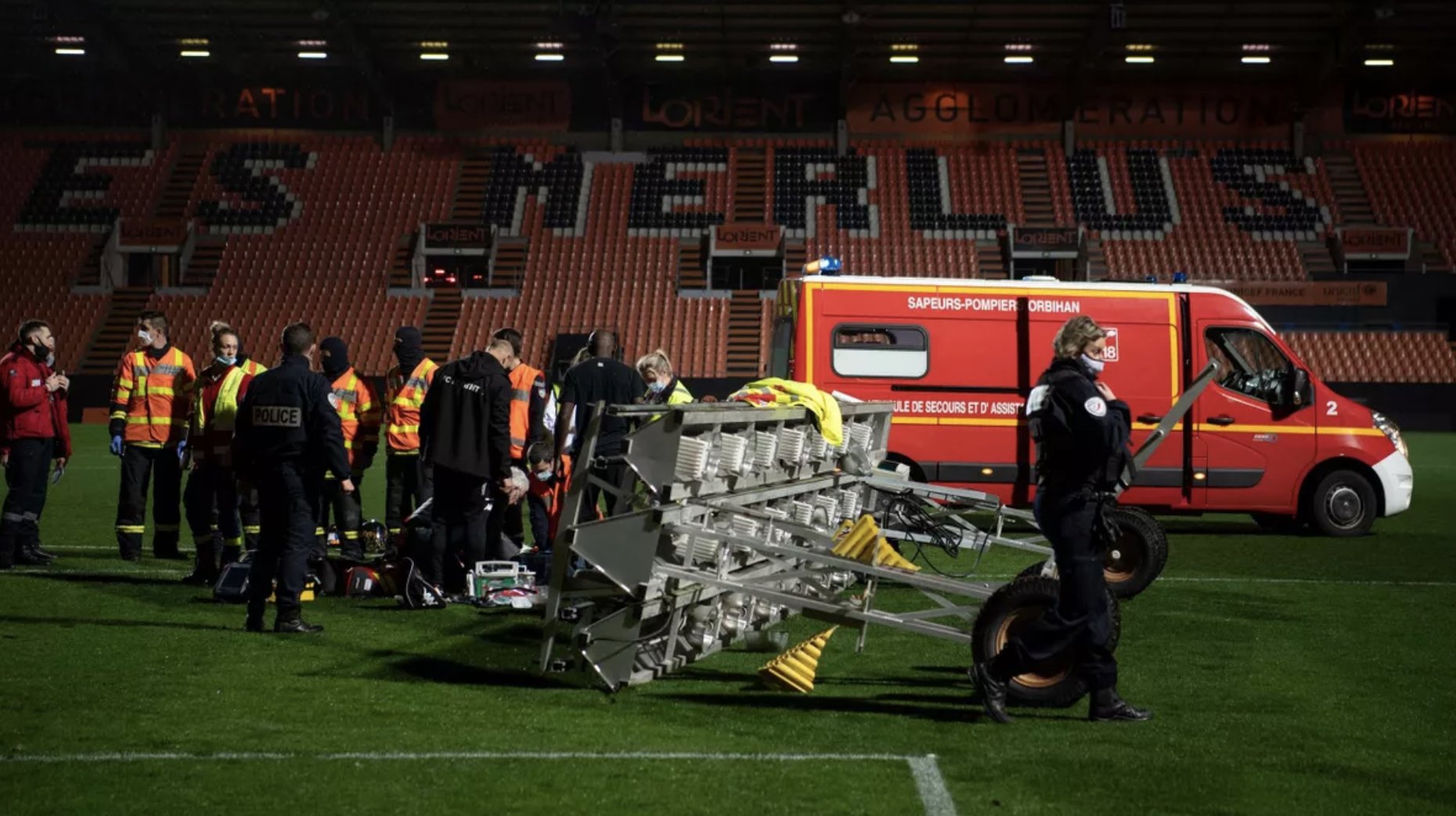 Stade de Lorient. Un jardinier tué par la chute d’un portique chauffant