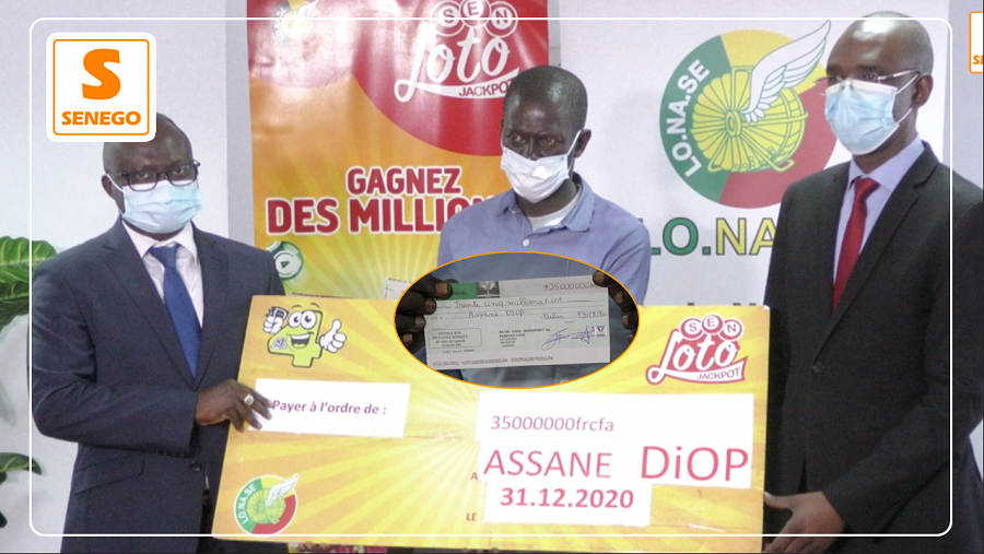 Lonase : Assane Diop remporte la cagnotte de 35 millions FCfa (Senego-TV)