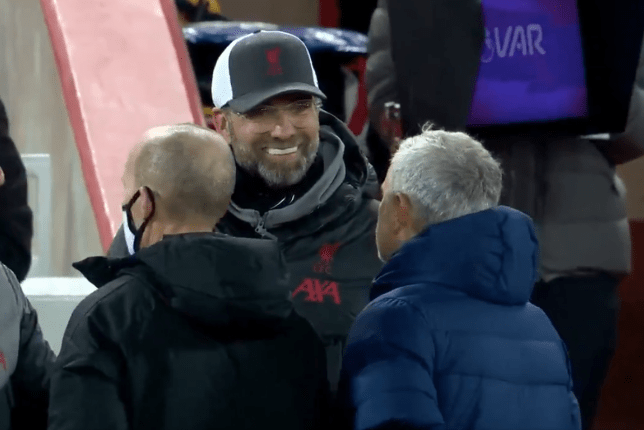 Après Liverpool-Tottenham: Ce que Mourinho, en colère, et Klopp, souriant, se sont dit
