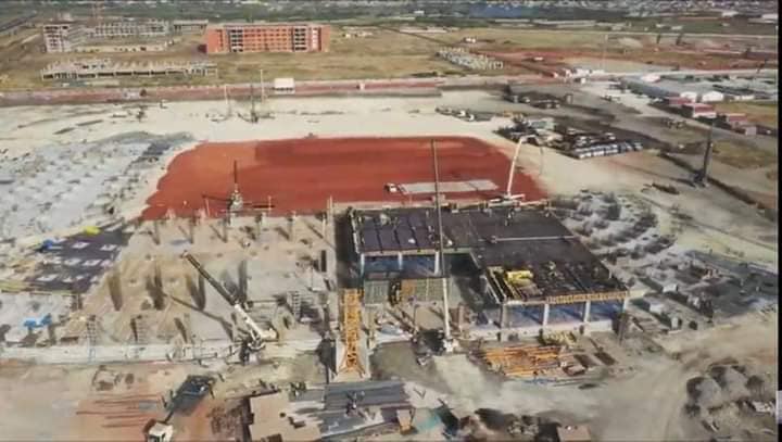 En images, l’état d’avancement du stade de Diamniadio (5 photos)
