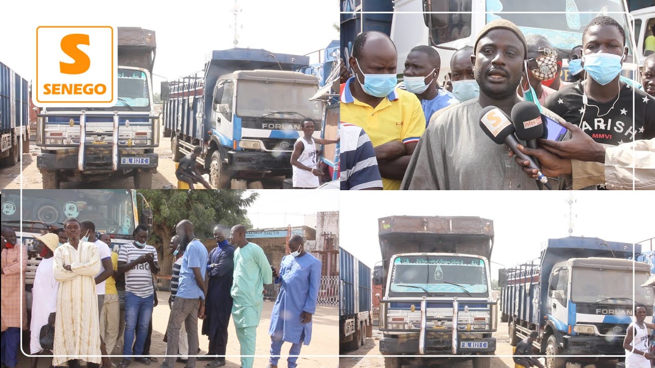 Touba : En grève, les gros porteurs interpellent le ministre Mansour Faye (Senego Tv)