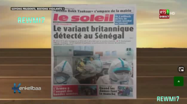 Revue de Presse Rts1 en français du Vendredi 29 Janvier 2021 (Vidéo)