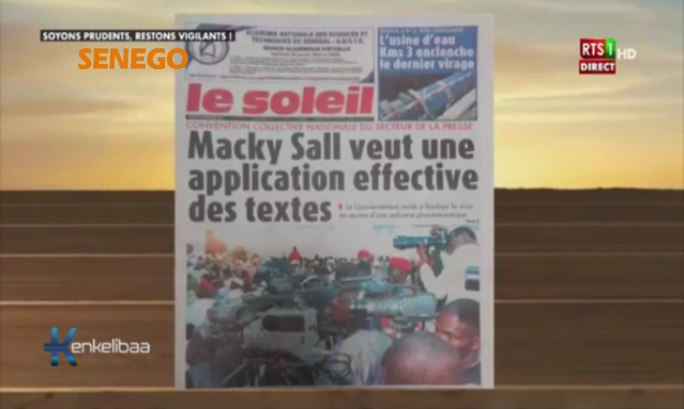 Revue de Presse Rts1 en français du Jeudi 28 Janvier 2021 (Vidéo)