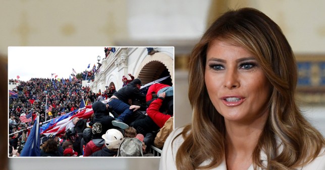Melania Trump, déçue, condamne les émeutes provoquées par son mari
