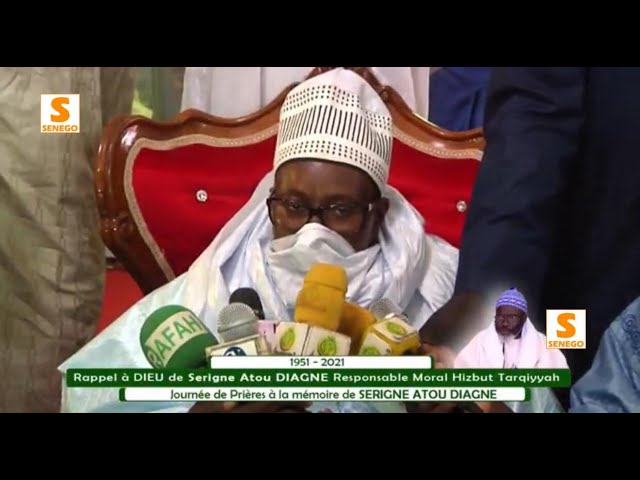 Décès de Serigne Atou Diagne: Le message de Serigne Bassirou Abdou Khadr Mbacké