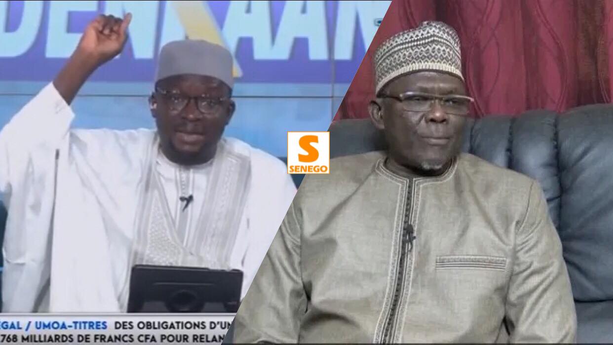 Blasphème: Oustaz Makhtar Sarr rabroue Moustapha Diakhaté  » Yaye mak mou rew  » (Vidéo)