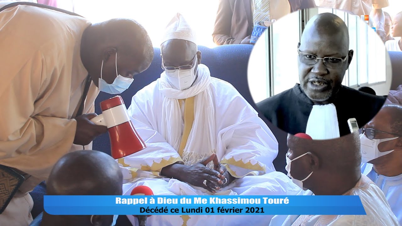 Inhumation de Khassimou Touré à Touba : La prière mortuaire dirigée par Serigne Moussa Nawel(vidéo)