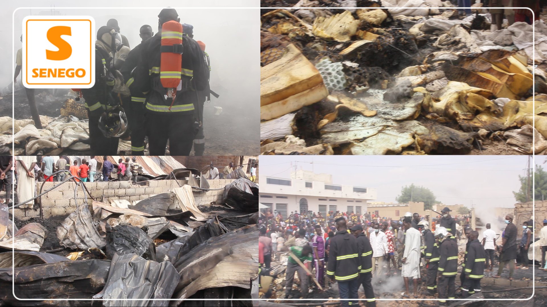 Incendie à Touba : Les sinistrés du dépôt de marchandises témoignent (Senego Tv)