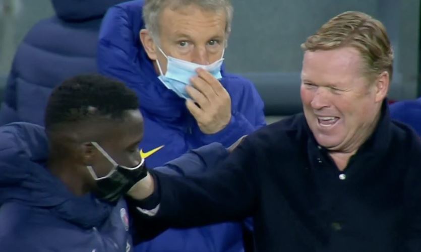 Foot – LDC: L’échange entre Gana Gueye et Koeman qui choque les supporters du Barça (Vidéo)