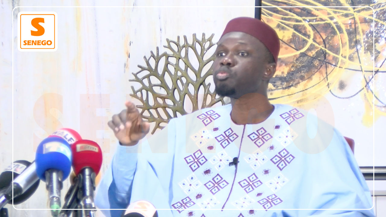 Revivez la déclaration de Ousmane Sonko (Senego-TV)