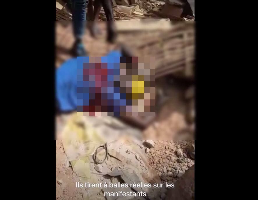 Bignona : L’image du jeune manifestant tué par l’armée sénégalaise….