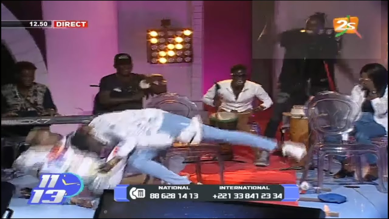 2stv : La chute spectaculaire de Dj Kheucha en pleine émission (Vidéo)