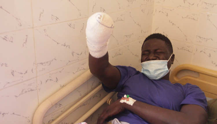Amputé à cause d’une blessure due au manifestations : Cheikh Diouf vient d’être arrêté par la Dic…