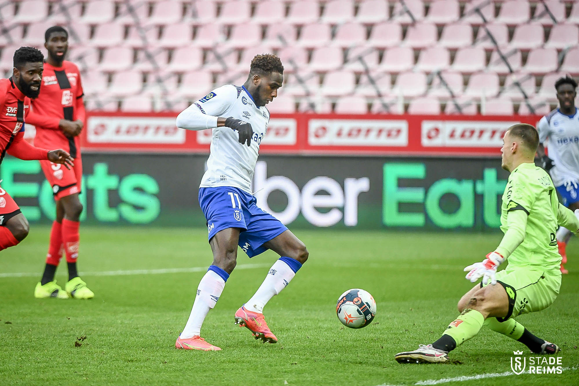 Ligue 1: Boulaye Dia offre la victoire à Reims contre Dijon (vidéo)