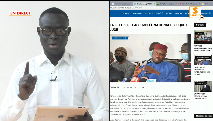 Direct – Feuss-Net: Arrestations et déferrement à Pastef, déballage chez Adji, faux billets…